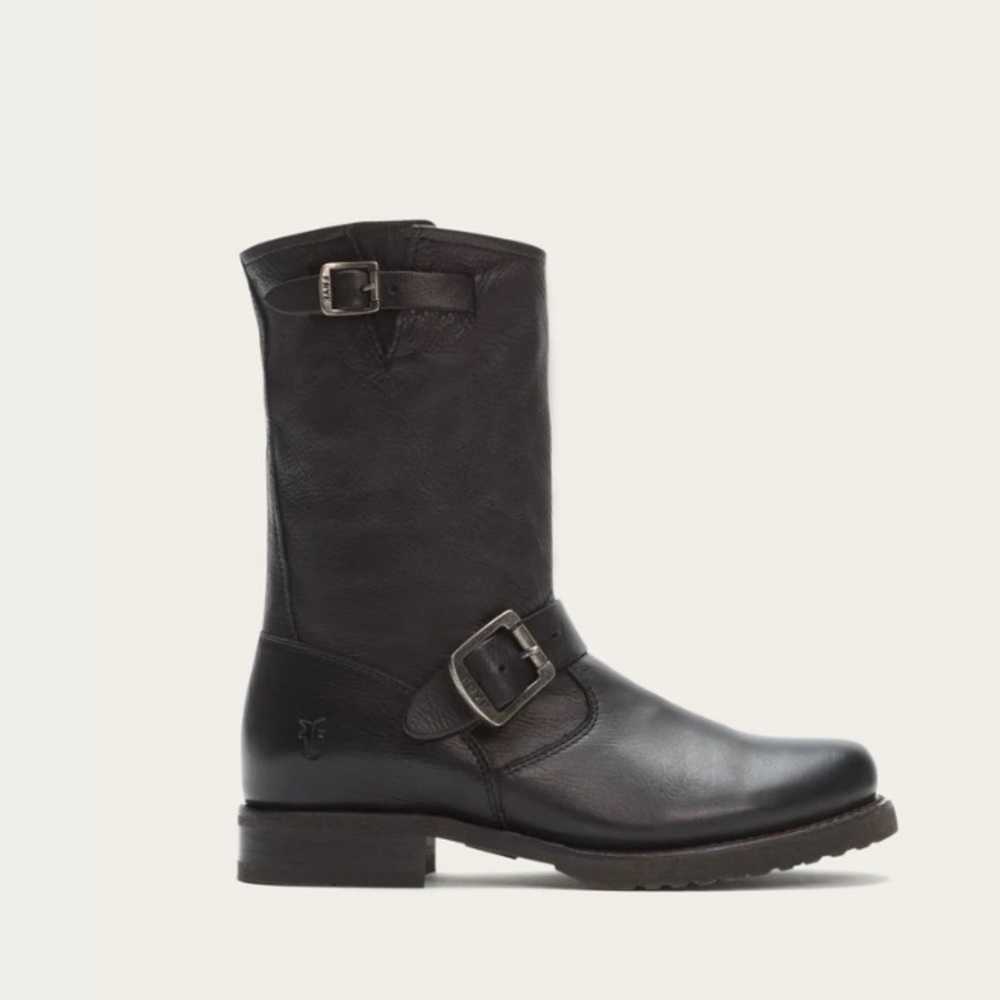 Black Veronica Short Frye Boots NWT